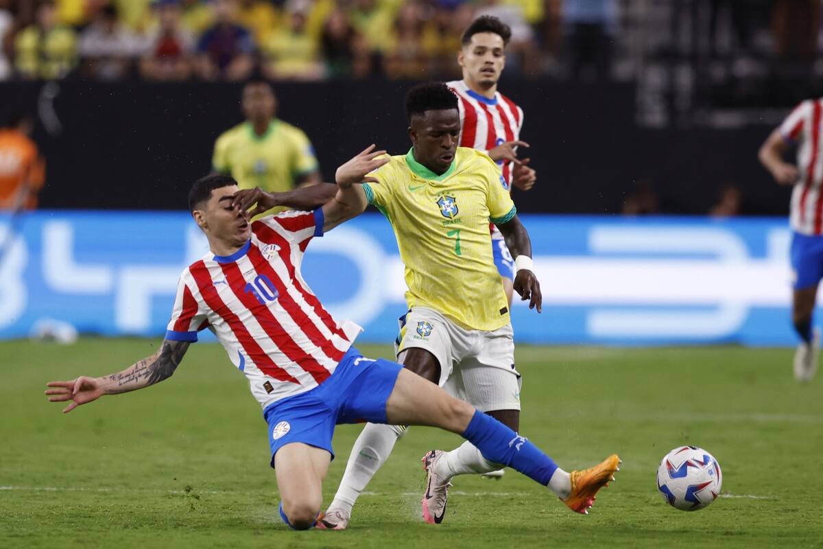 El brasileño se descargó contra la Conmebol tras la goleada a Paraguay. Foto: EFE.