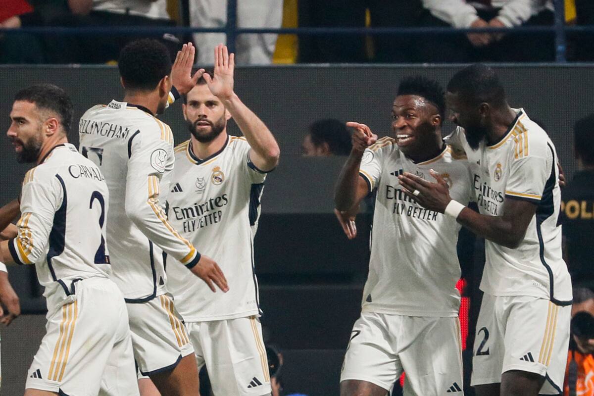 Fue la gran figura del Real Madrid, al anotar tres goles contra Barcelona en la final de la Supercopa de España. (Foto: Agencia EFE)