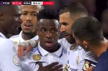 ”Cállate que eres malísimo”: La picante frase de Vinicius a figura del Barcelona