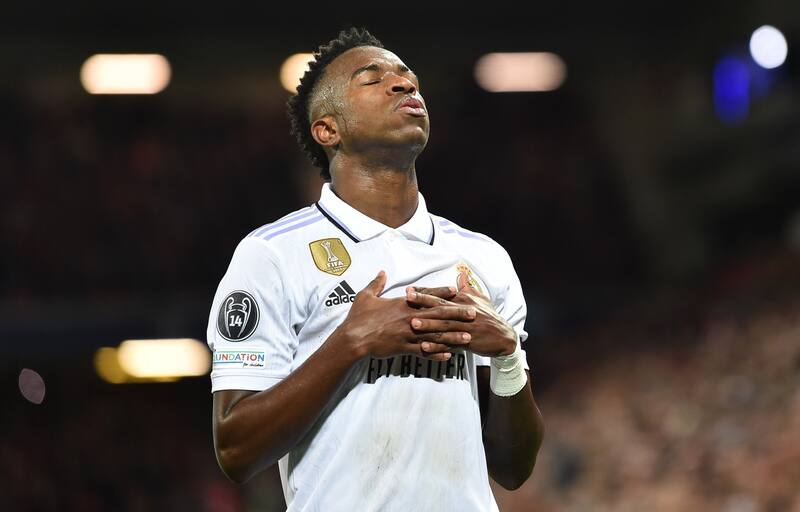 Vinícius Jr. ha sufrido actos racistas durante los partidos del Real Madrid. (EFE)