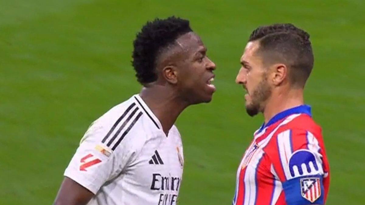 VIDEO | Vinícius Jr. dejó la escoba en el Derbi de Madrid: “Yo tengo dos Champions; tú, nada”