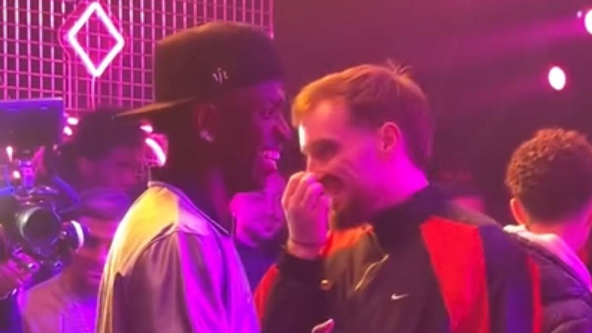 VIDEO | Ibai le cuenta a Vinícius la goleada del Atlético Madrid al Barça y así reaccionó el brasileño