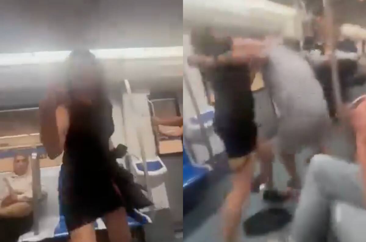 VIDEO | Así fue el ataque de mujer chilena en el Metro de Barcelona en medio de insultos racistas