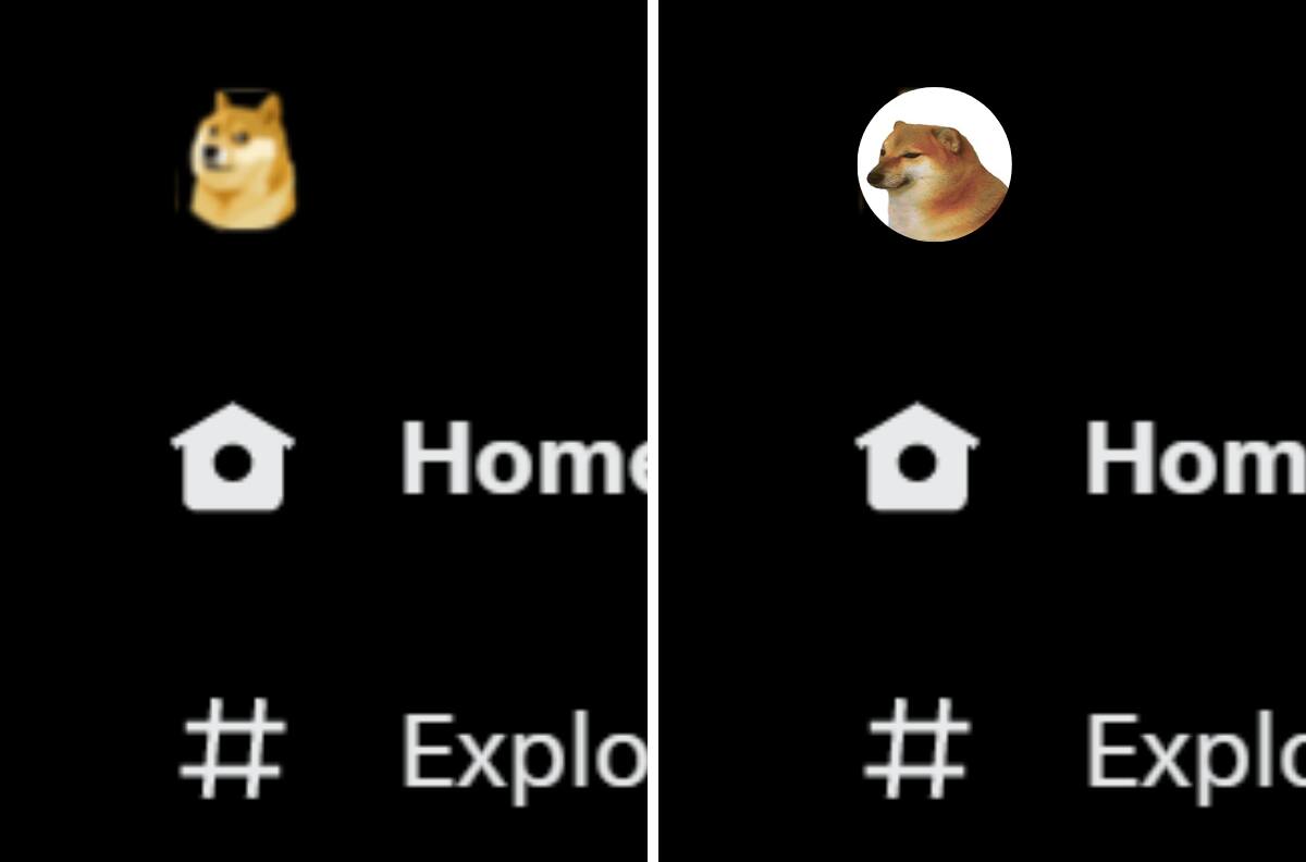 Colocan Dogecoin en logo de Twitter y usuarios lo confunden con Cheems