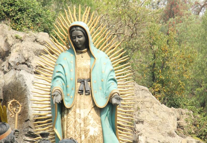 Imagen de la Vírgen de Guadalupe, santa patrona de México. Foto: Befunky