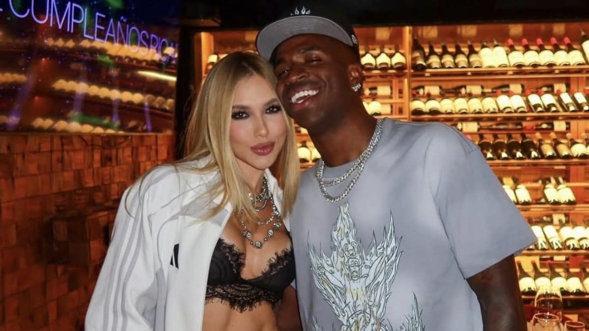 Mala cosa: polola de Vinícius Jr. lo patea por Instagram a días del Mundial