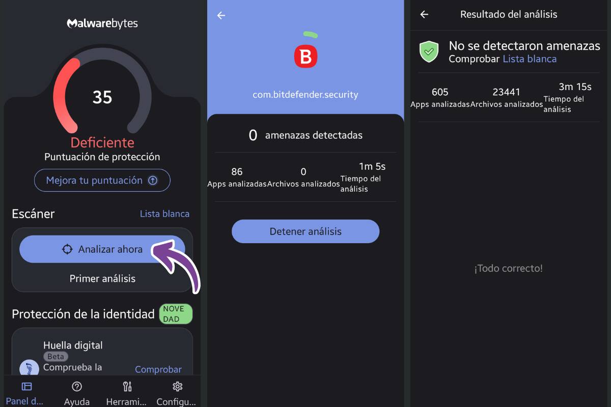Así puedes borrar las amenazas de tu teléfono.