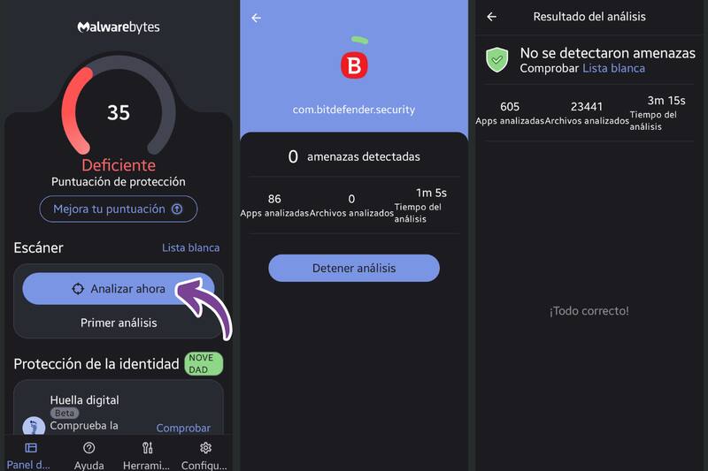 Así puedes borrar las amenazas de tu teléfono.