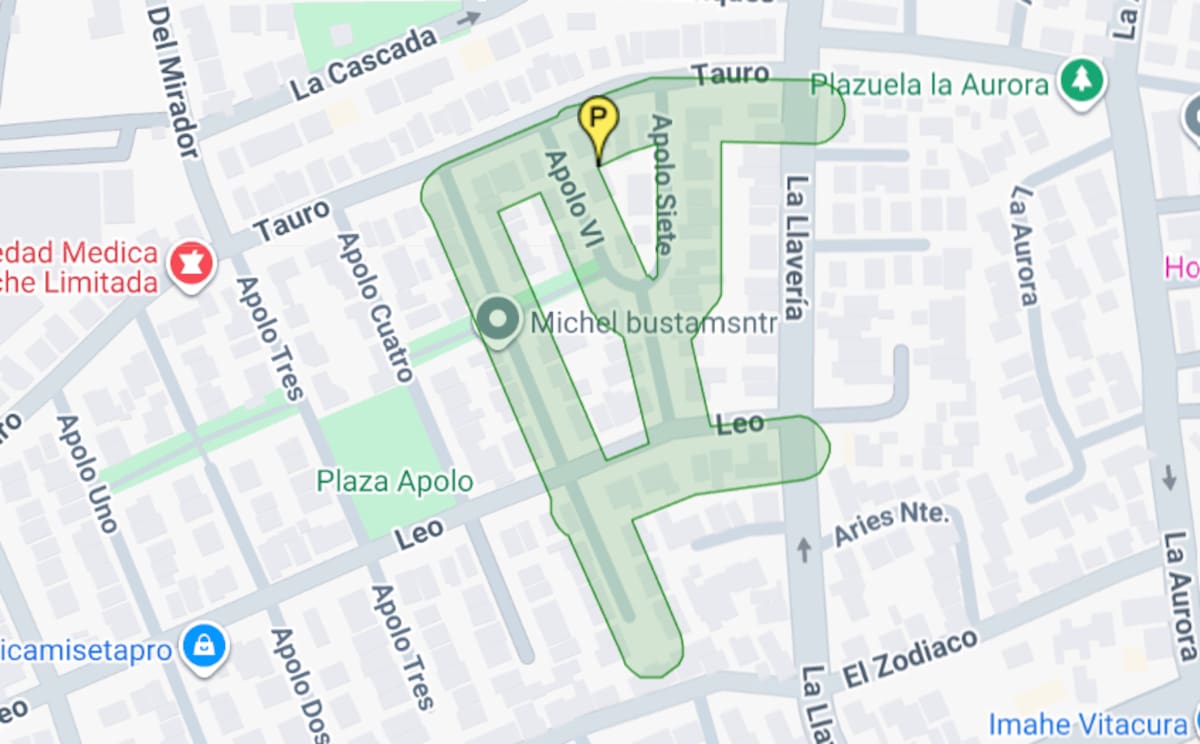 Esta zona se verá afectada por más de 10 horas sin suministro. Foto: Aguas Andinas.