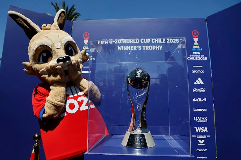 , mascota del Mundial Sub 20 de Chile. Agencia Aton
