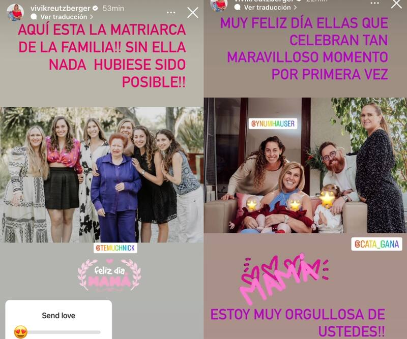 Vivi Kreutzberger en sus historias de Instagram / Créditos: Instagram