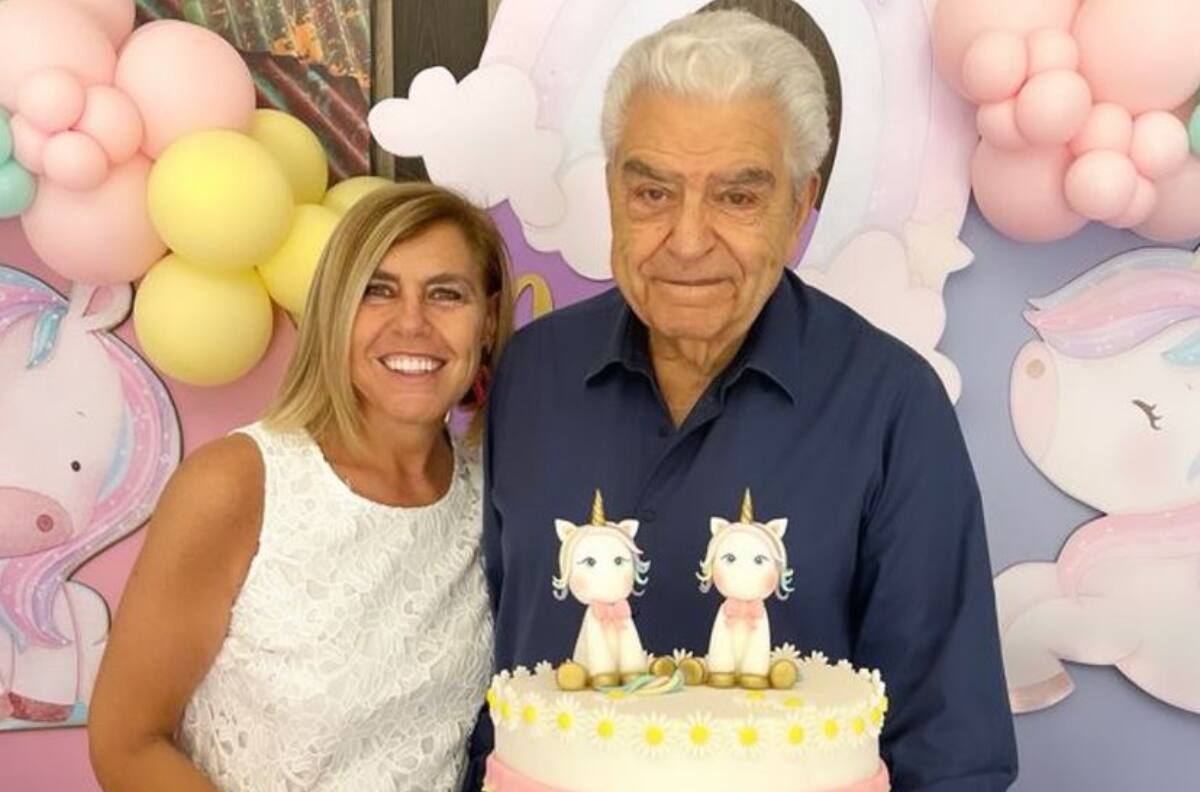 También estuvo Don Francisco: Vivi Kreutzberger acompañó a sus nietas en su primer cumpleaños