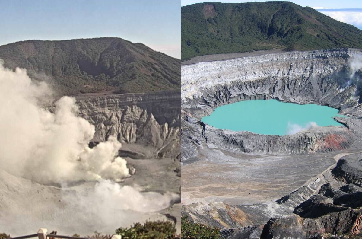 VIDEO | Captan impresionante momento de la erupción del volcán Poás en Costa Rica