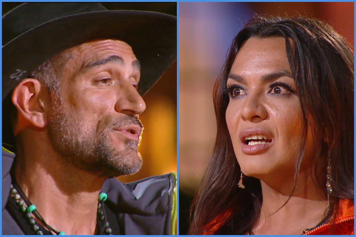 El tenso cara a cara de Mariano y Fernanda Brown. Foto: Reproducción MegaGo.