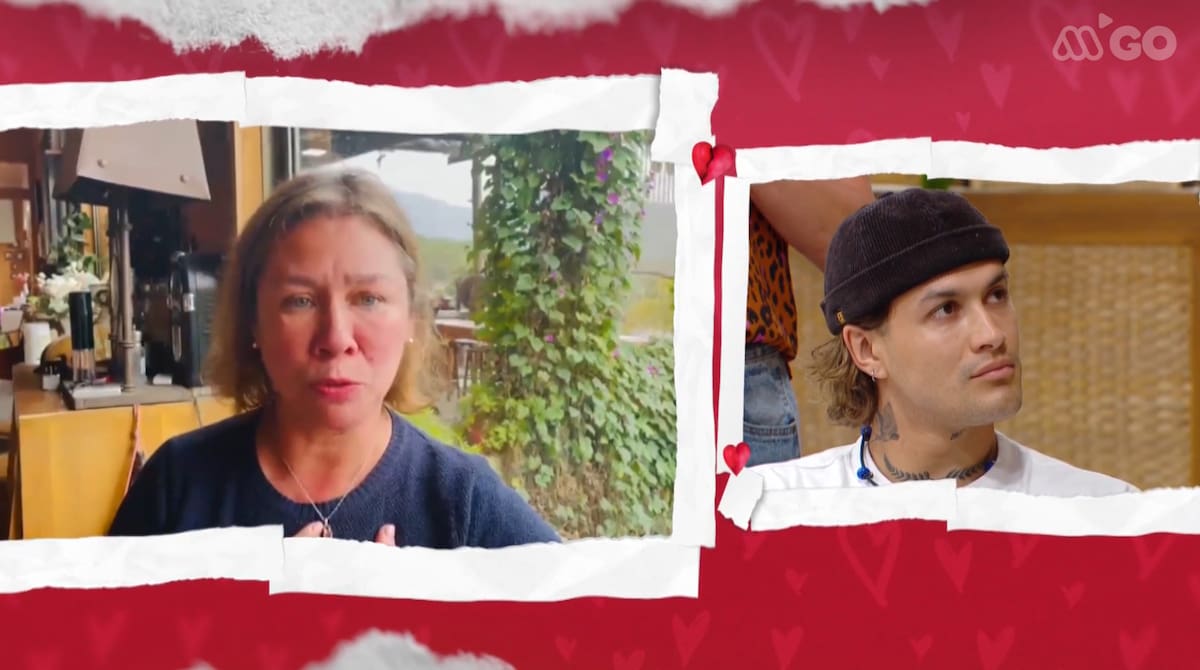 La mamá de Valentina se hizo presente en el reality. Foto: Reproducción MegaGo.