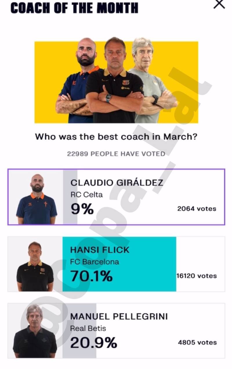 Ponen en duda premio otorgado a Pellegrini. Foto: Twitter @Copa_Lal