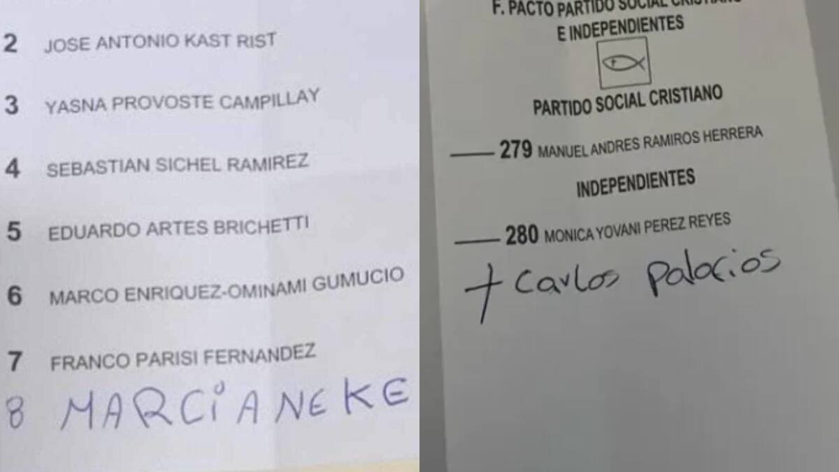 Estos son los votos nulos y blancos más famosos de la historia reciente en Chile