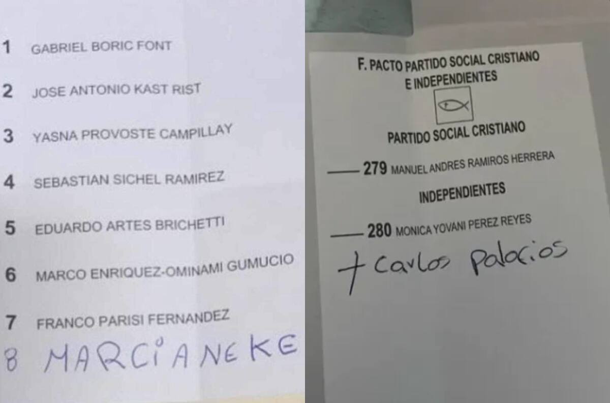 Estos son los votos nulos y blancos más famosos de la historia reciente en Chile