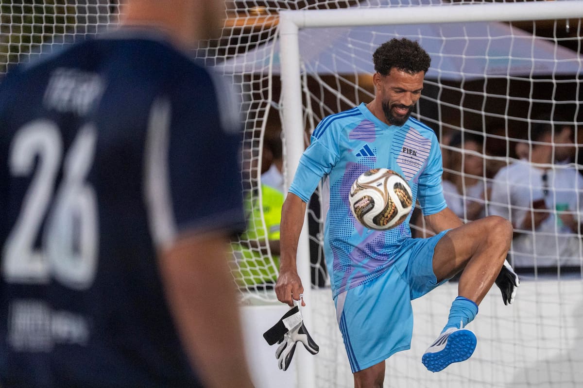 El arquero caboverdiano en un partido de estrellas en Nueva York. Foto: EFE.