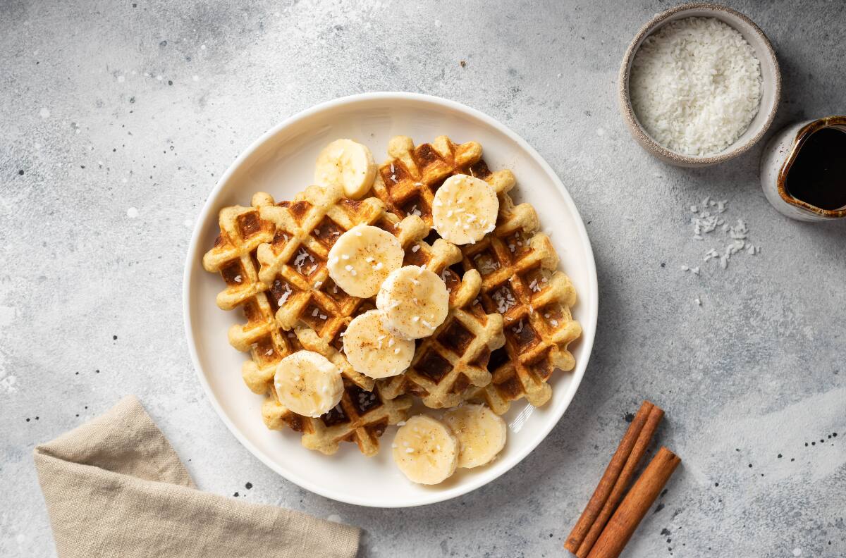 Receta de waffles saludables: Así puedes realizar esta versión con avena y plátanos