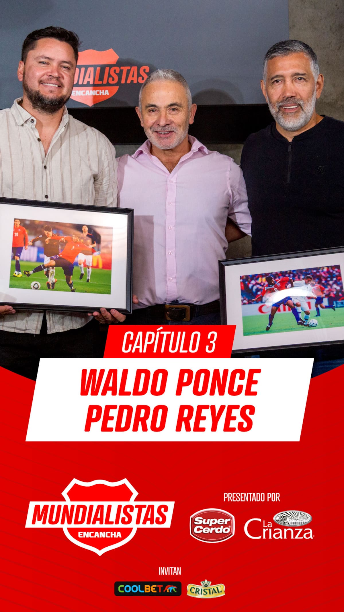 Waldo Ponce y Pedro Reyes en Mundialistas