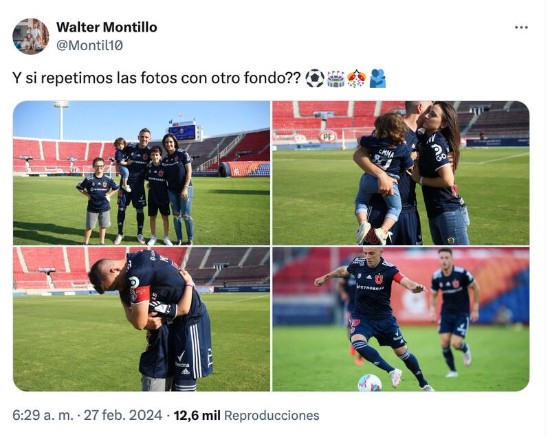 Montillo en sus redes sociales.