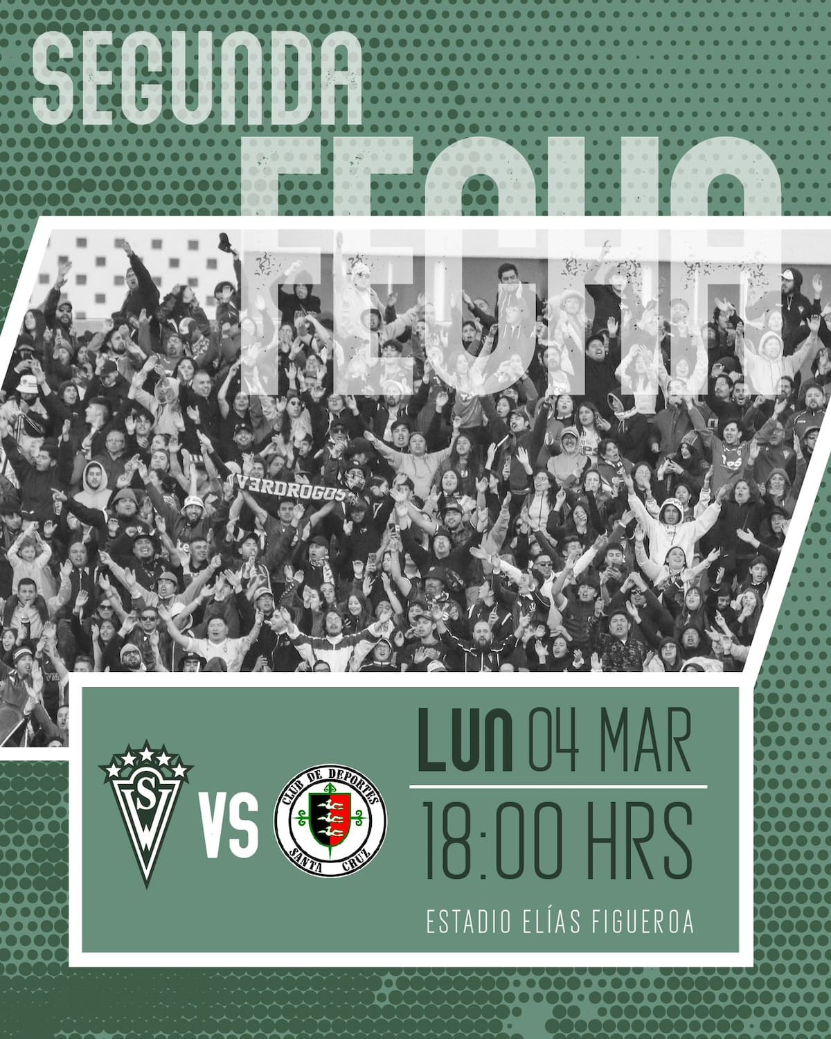 Wanderers y Santa Cruz jugarán este lunes.
