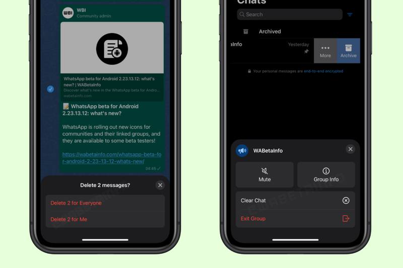 Así será la nueva interfaz de acción para la aplicación de mensajería más famosa.