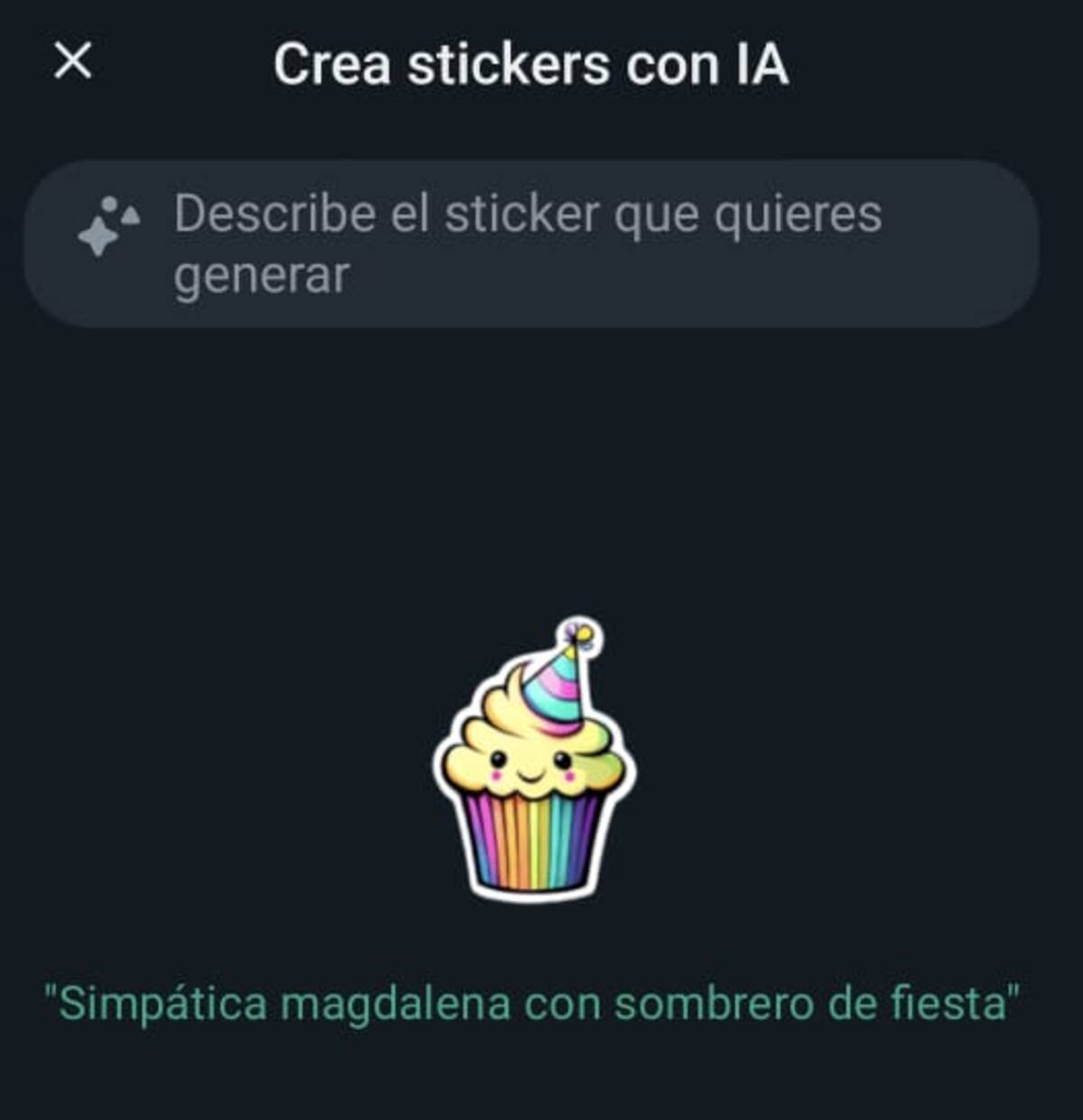 Así se ve la nueva función de la aplicación.