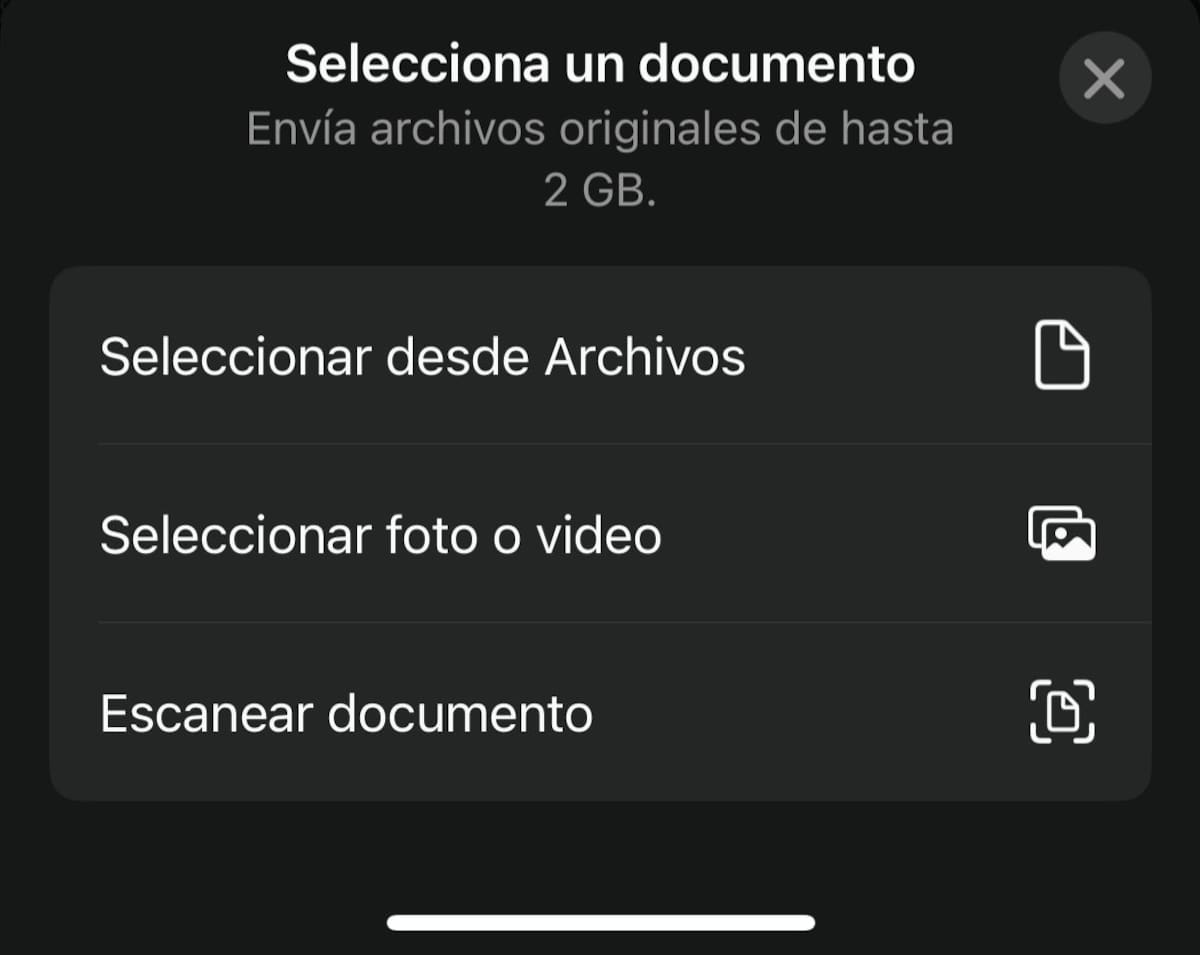 La App antes permitía enviar documentos. Ahora, esta también puede escanearlos.