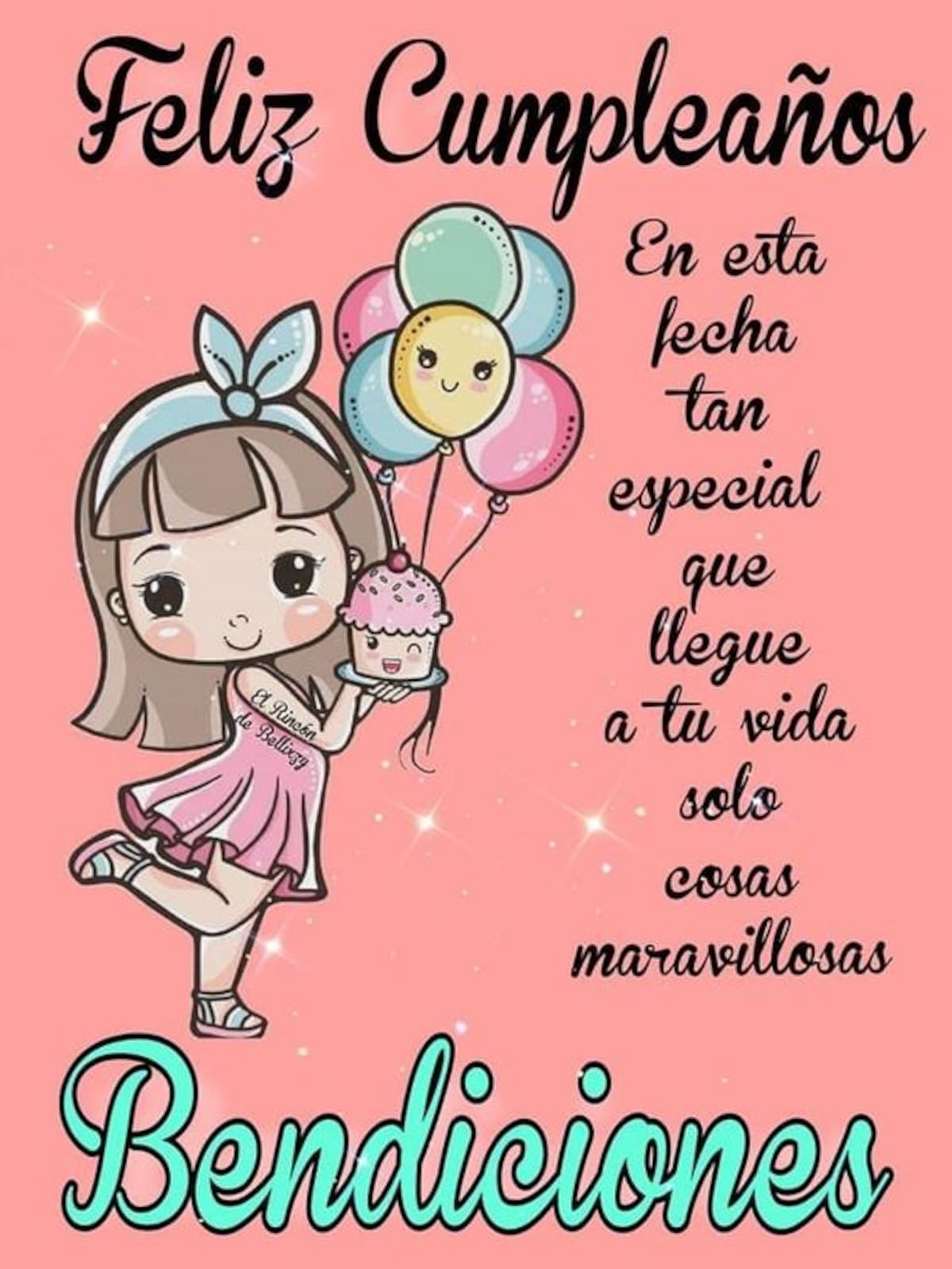 Un bonito mensaje para enviar a la persona que cumple años por WhatsApp.