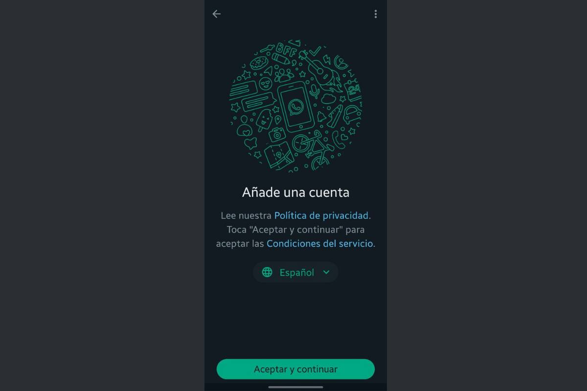 Deberás tener otro número de teléfono aparte.