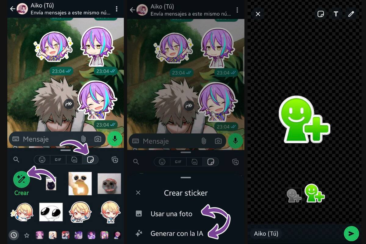 Sigue estos pasos para crear tus stickers en WhatsApp.