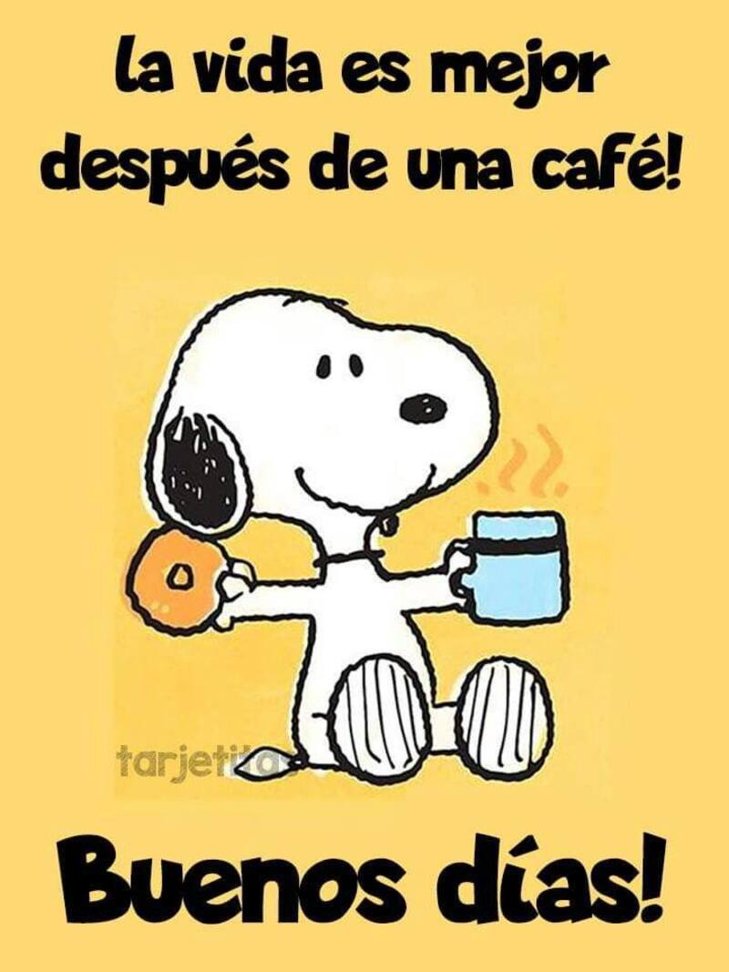 Snoopie también es una buena opción para entregar bendiciones por WhatsApp.
Créditos: Pinterest.