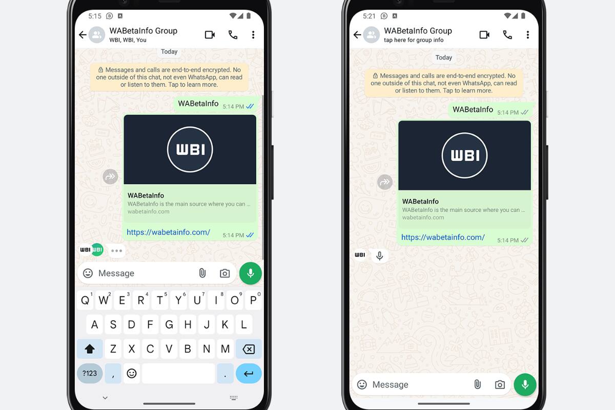 Esta modificación servirá especialmente en grupos.