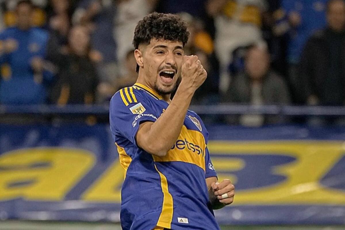 El mediocampista chileno con la camiseta de Boca Juniors. Foto: Williams Alarcón en Instagram.