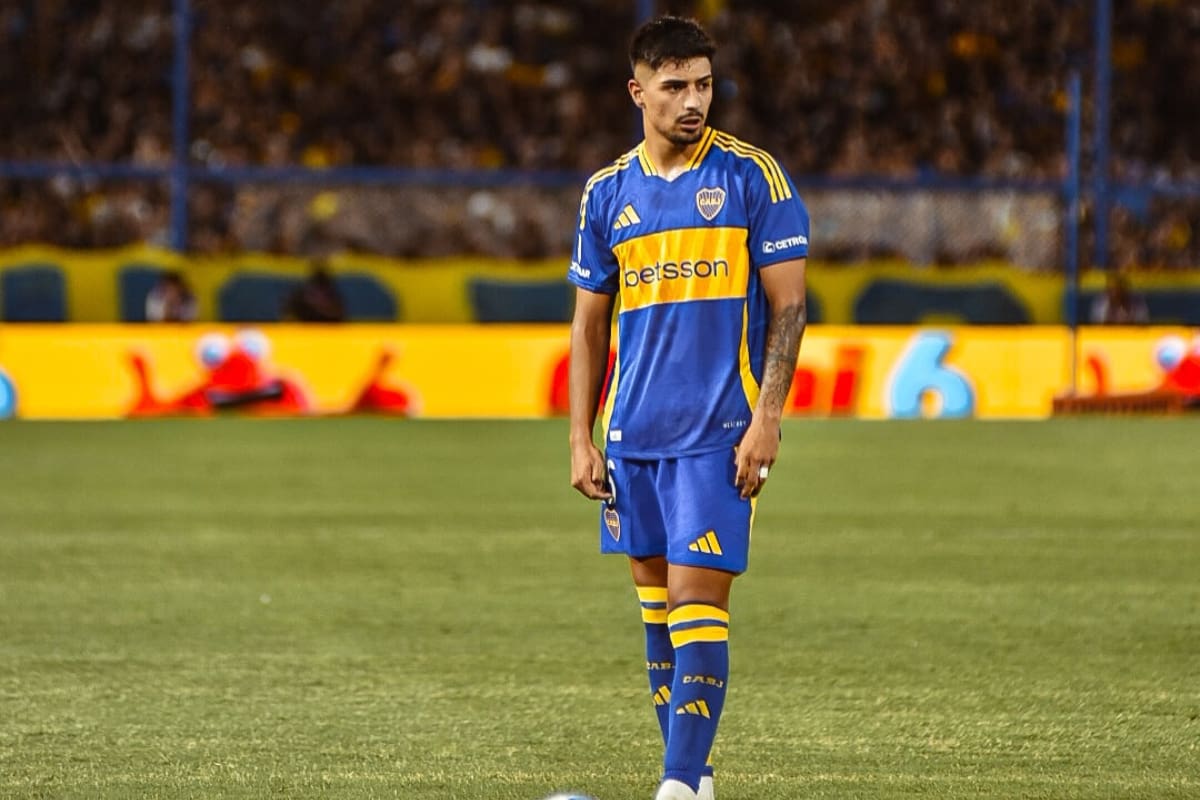 con Boca Juniors. Foto: @_willivms.