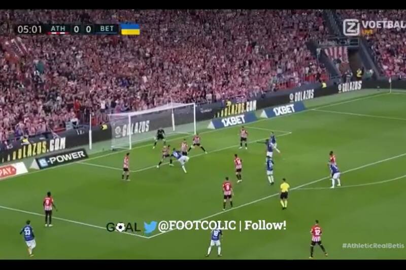 Willian José anotó el único gol del partido entre Athletic de Bilbao y Real Betis.