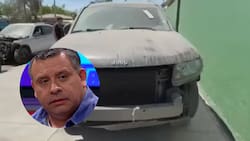 Willy Sabor mostró terribles imágenes de cómo quedó su auto tras sufrir encerrona