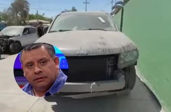 Willy Sabor mostró terribles imágenes de cómo quedó su auto tras sufrir encerrona