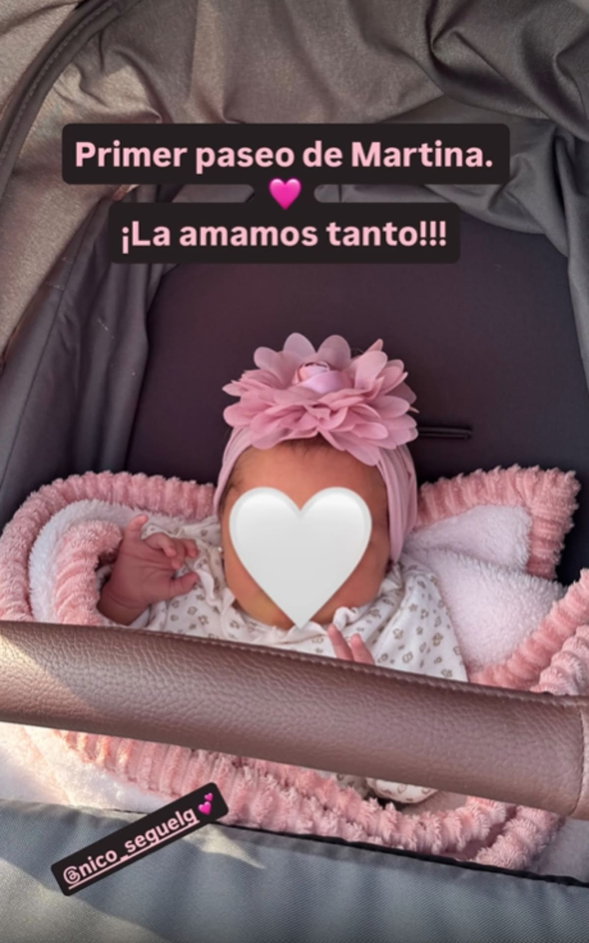 Destapó el tierno temor de su hijo Noah con su hermana recién nacida. Foto: Instagram.