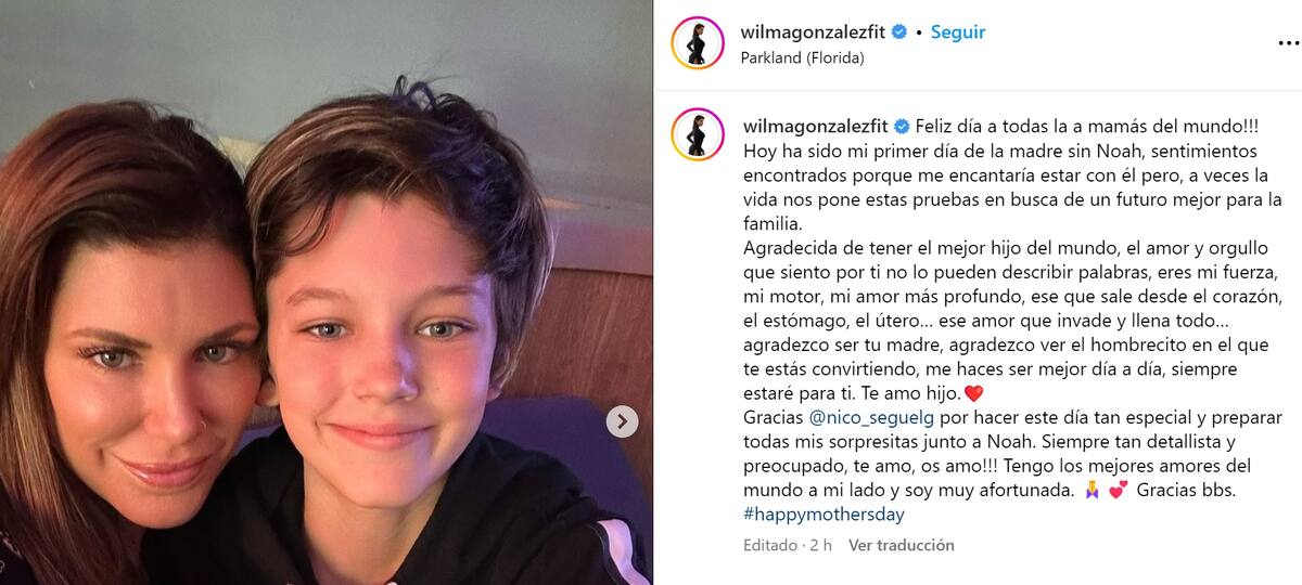 Wilma González en sus redes sociales / Créditos: Instagram