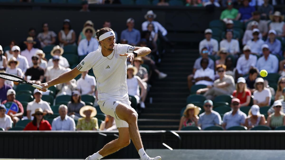 Zverev se pone al día en Wimbledon: llega a las 11 victorias seguidas en Grand Slams y amenaza a Alcaraz