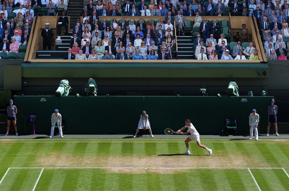 Vaya con su mejor pinta: así es el mega elegante Palco Real de Wimbledon
