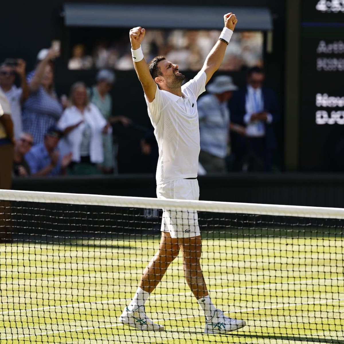 Novak Djokovic iguala histórico récord de Roger Federer y pasa a octavos de final en Wimbledon