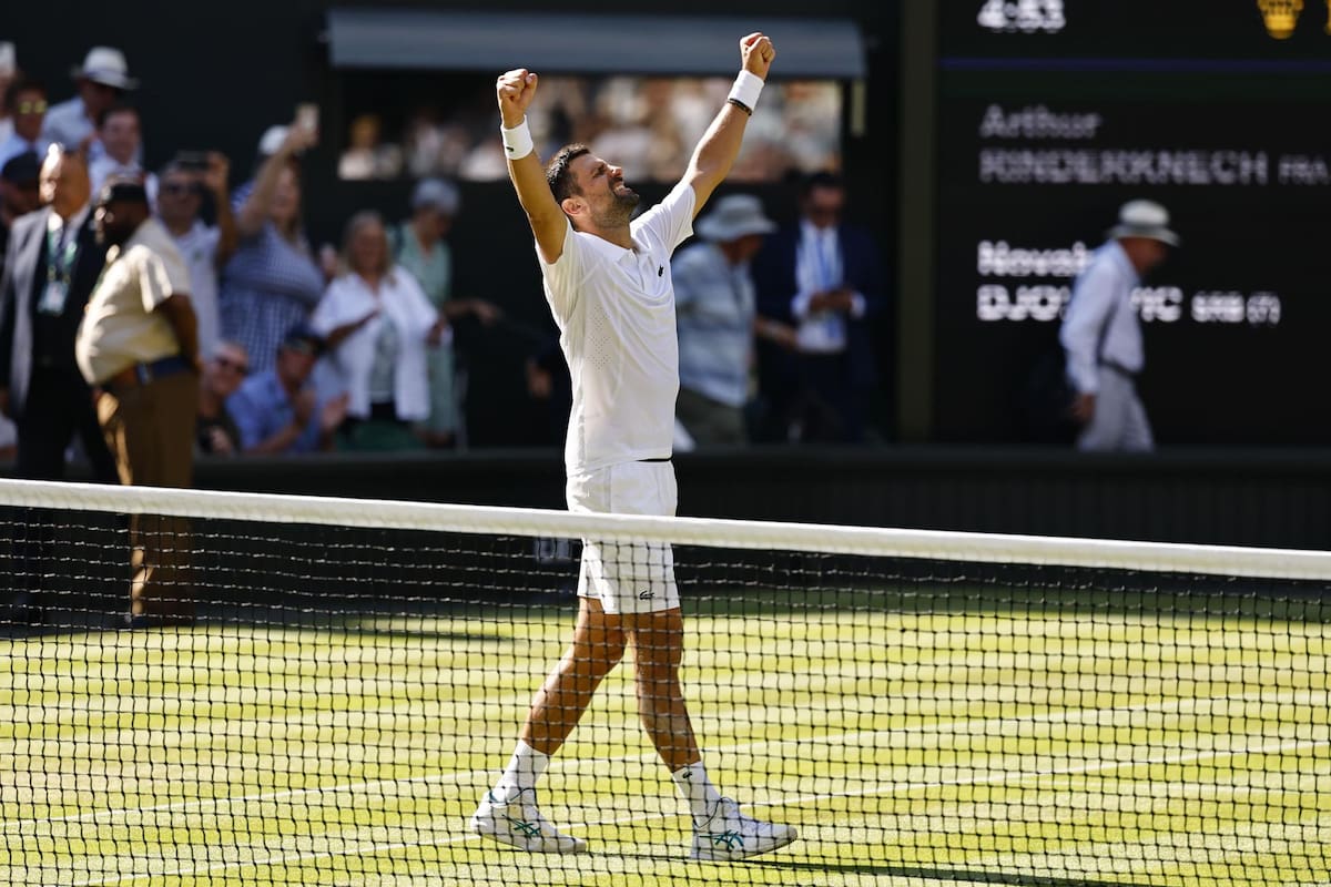Novak Djokovic llegó a las 105 victorias en La Catedral. Foto: EFE.