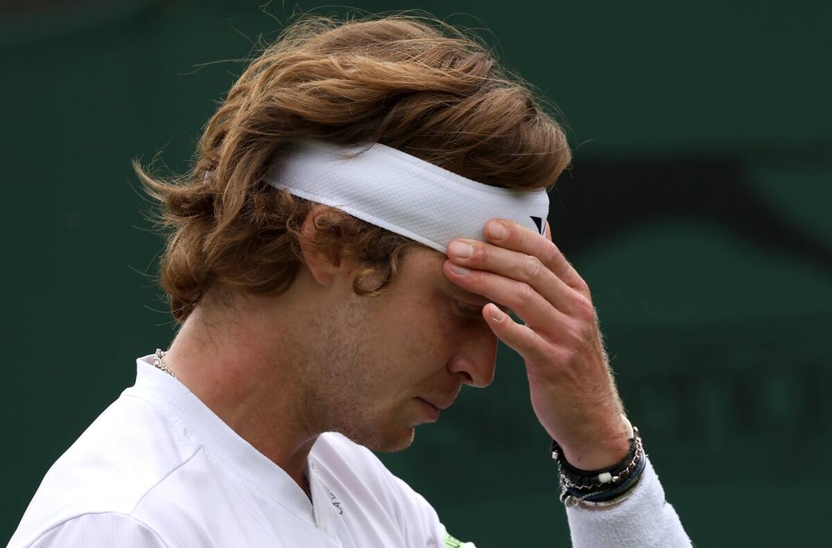 Andrey Rublev quedó eliminado en primera ronda. EFE