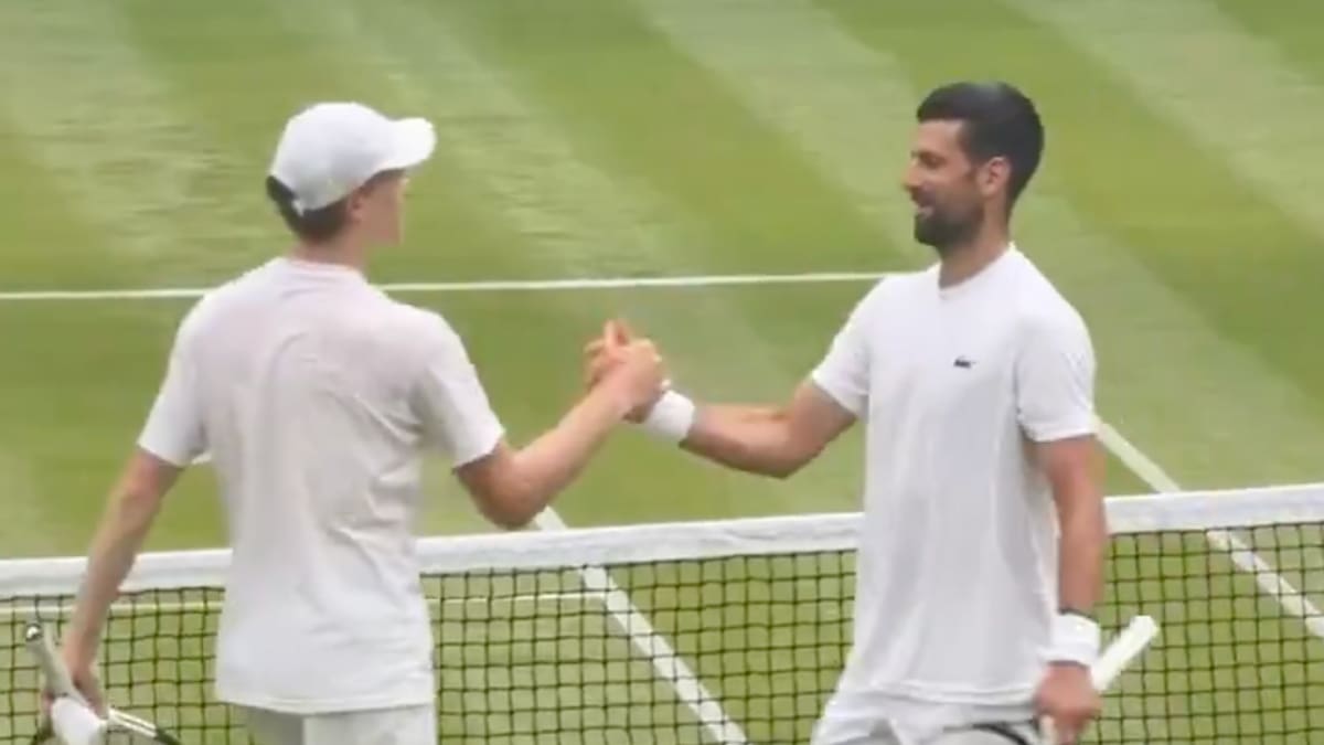 VIDEO | Exceso de calidad: Djokovic y Sinner entrenan juntos en la semana previa a Wimbledon