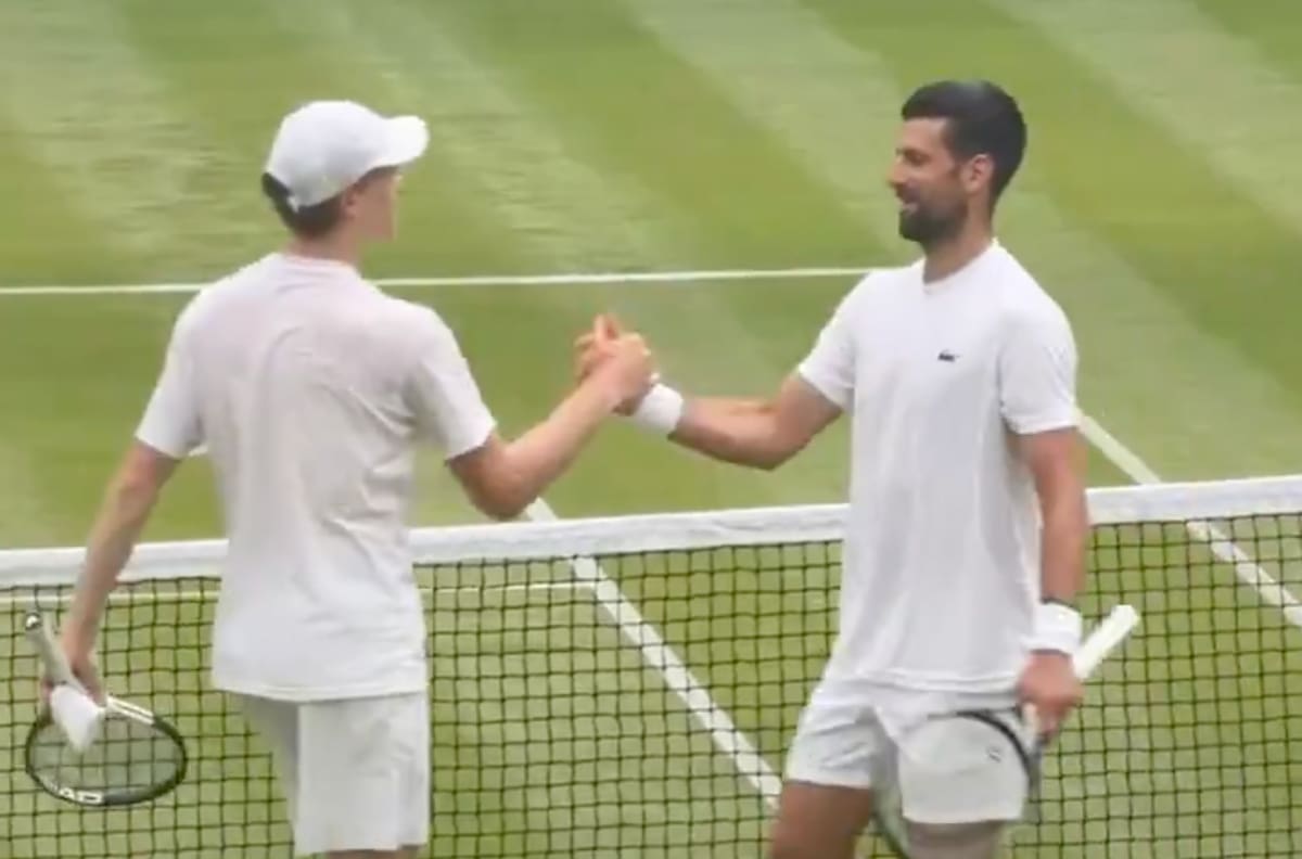 VIDEO | Exceso de calidad: Djokovic y Sinner entrenan juntos en la semana previa a Wimbledon