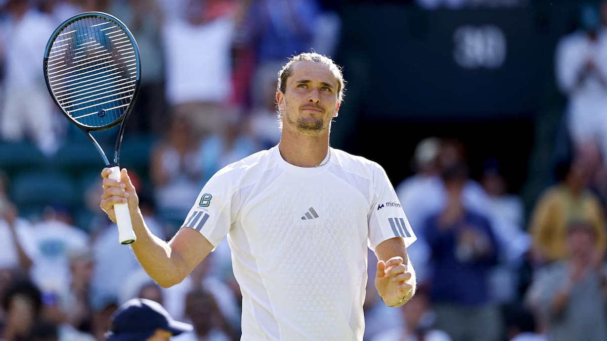 Alexander Zverev sigue imparable en grand slams: avanzó a octavos de final en Wimbledon